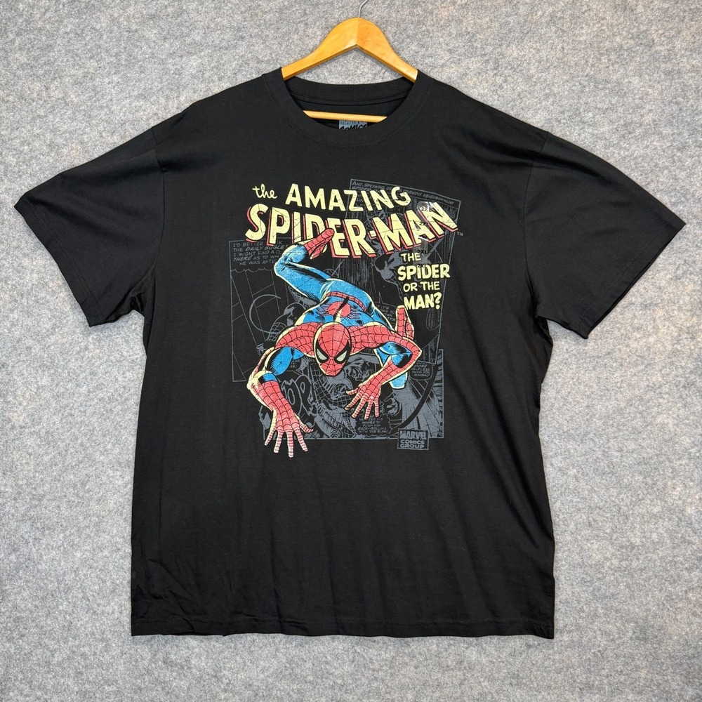 Vintage Marvel Comics Spiderman T Shirt Mens 2XL Amazing Spiderman Y2k Tee 2009